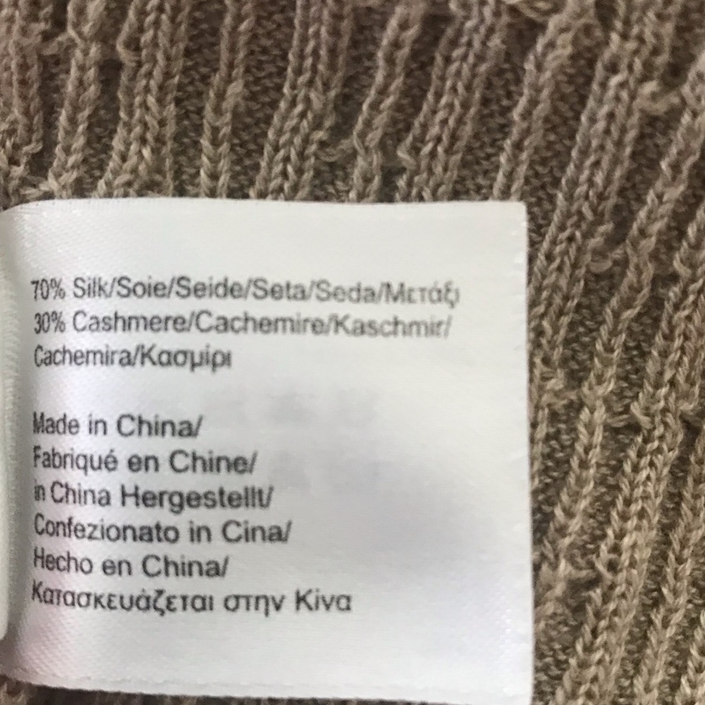 BROOKS BROTHERS Women’s Silk/Cashmere Blend Cardigan SZ L - Picture 8 of 8